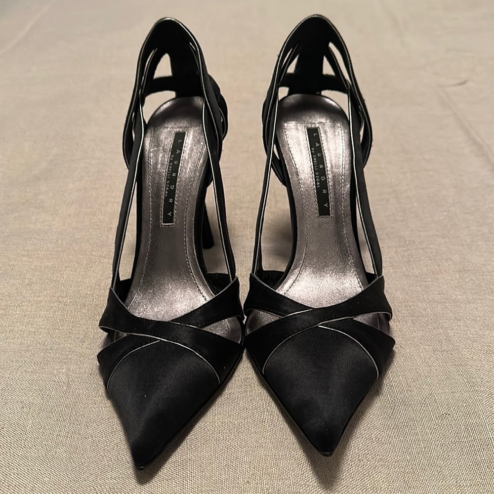 Laundry satin stilettos